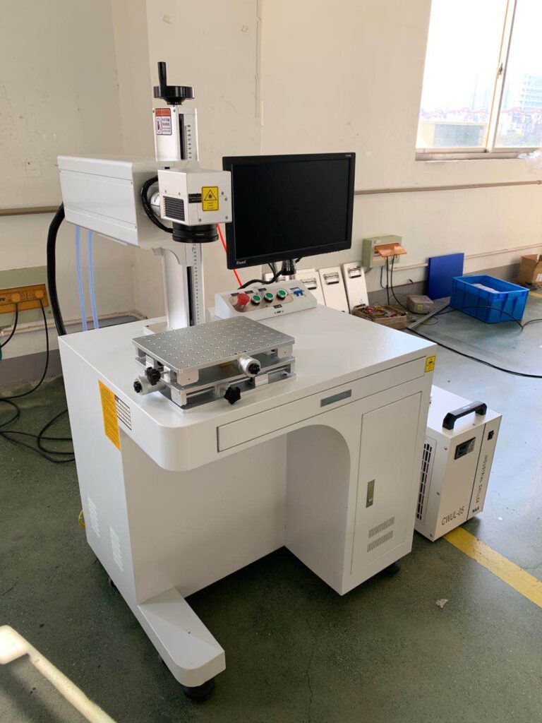 China UV Laser marking machine for plastic plate